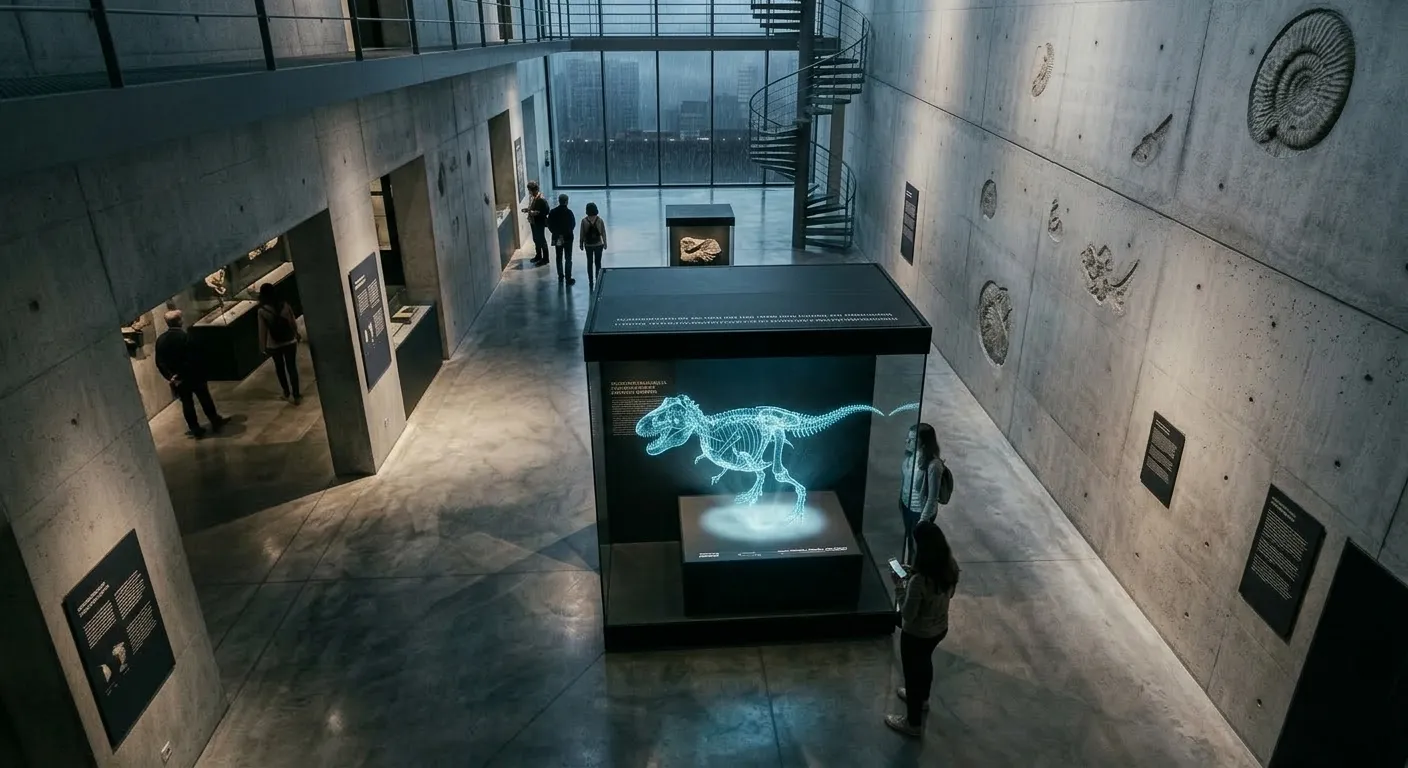 Holograma en museo
